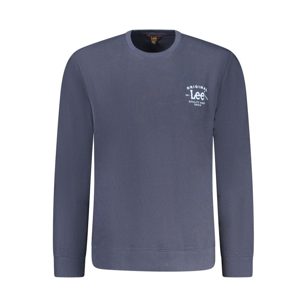 Lee Blue Cotton Men Sweater | Regal Royce