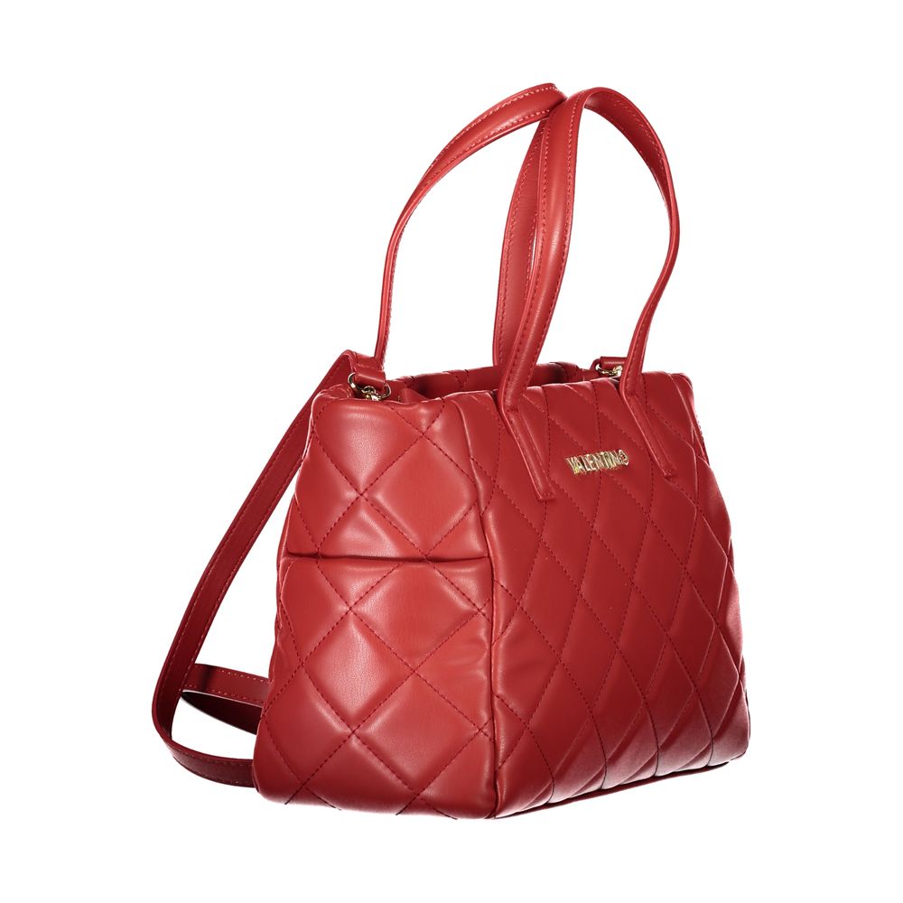 Mario Valentino Red Polyurethane Women Handbag | Regal Royce