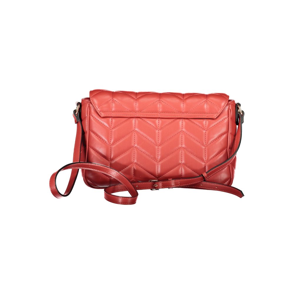 Mario Valentino Rosso Polyurethane Women Shoulder Bag | Regal Royce