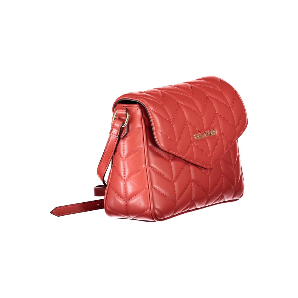 Mario Valentino Rosso Polyurethane Women Shoulder Bag | Regal Royce