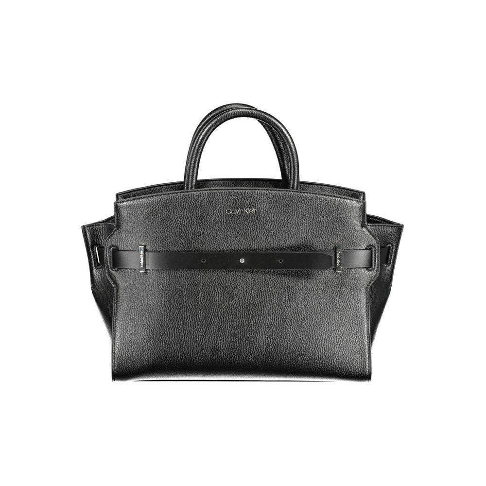 Calvin Klein Nero Polyurethane Women Handbag | Regal Royce