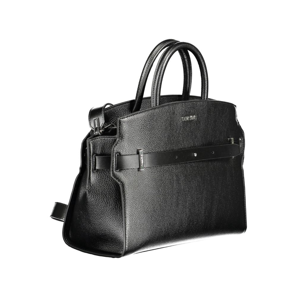 Calvin Klein Nero Polyurethane Women Handbag | Regal Royce