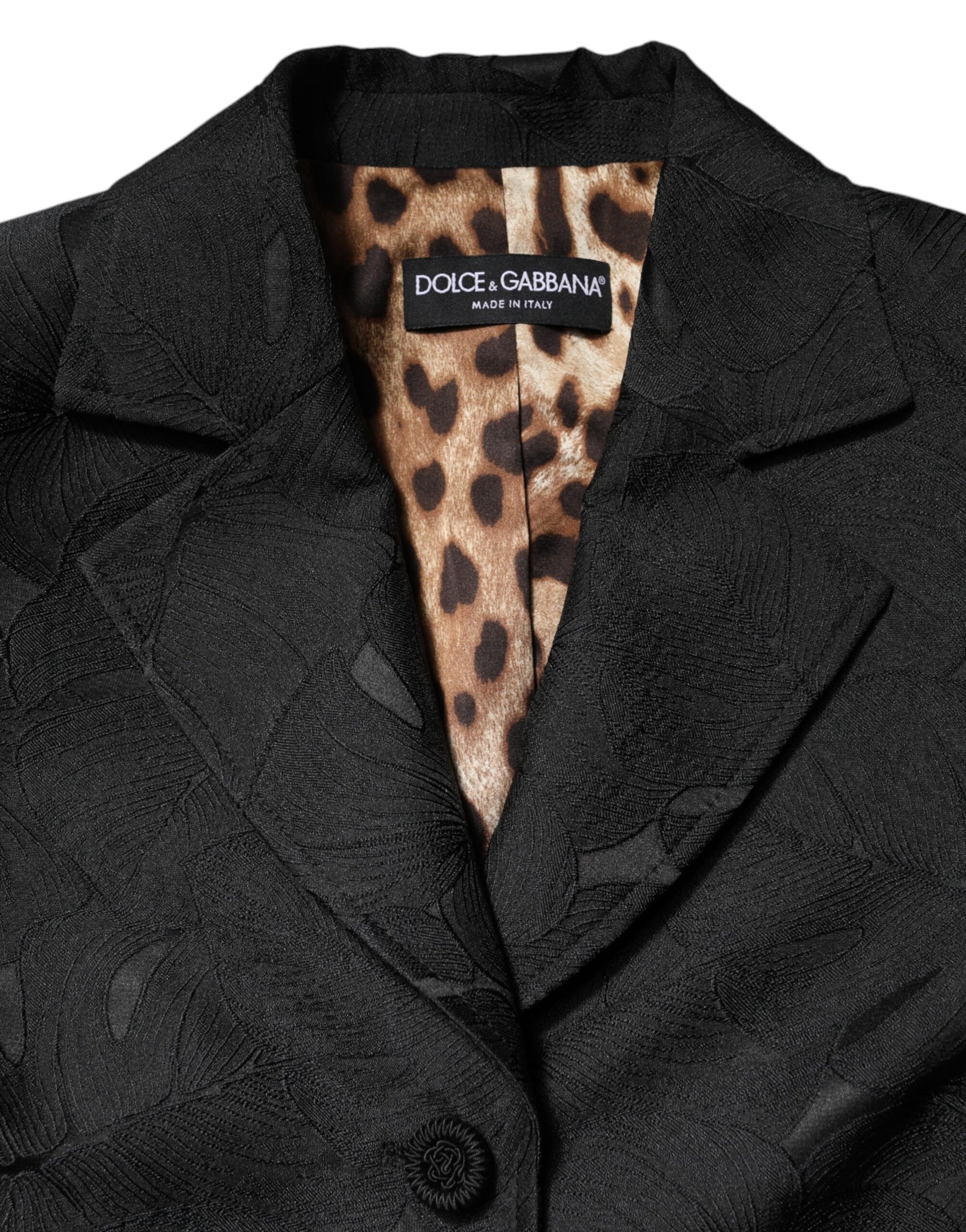 Dolce & Gabbana Black Single Breasted Trench Coat Jacket | Regal Royce