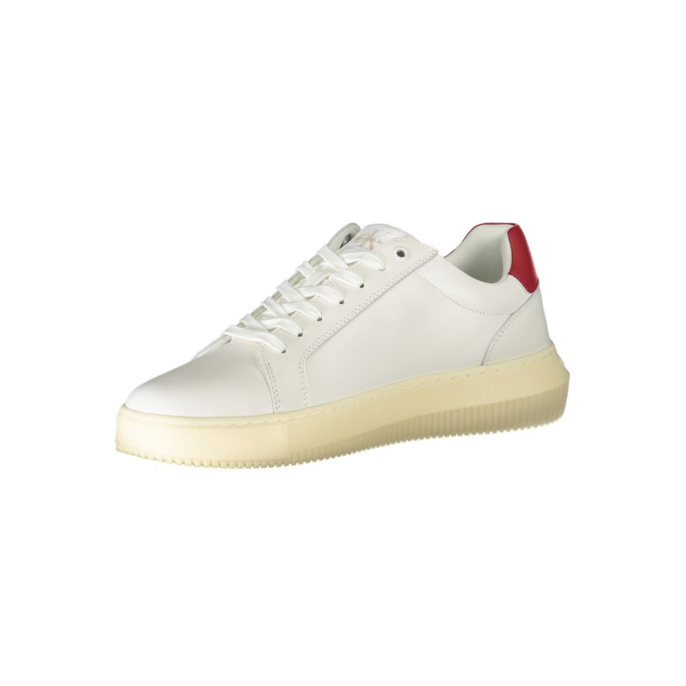 Calvin Klein Bianco Leather Men's Sneaker | Regal Royce