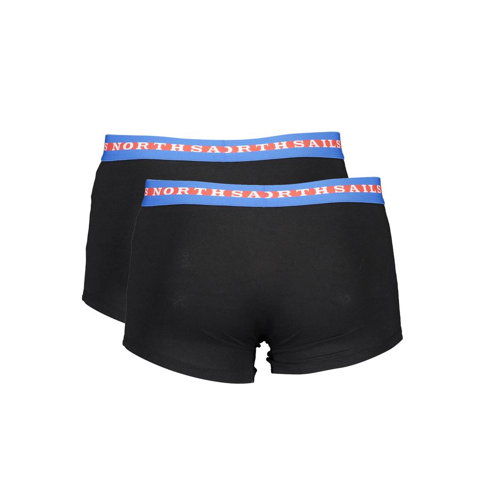 North Sails Black Cotton Men's Boxer Brief | Regal Royce