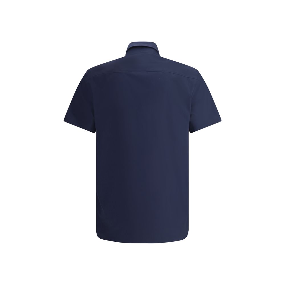 Burberry Blue Cotton Shortsleeve Shirt | Regal Royce