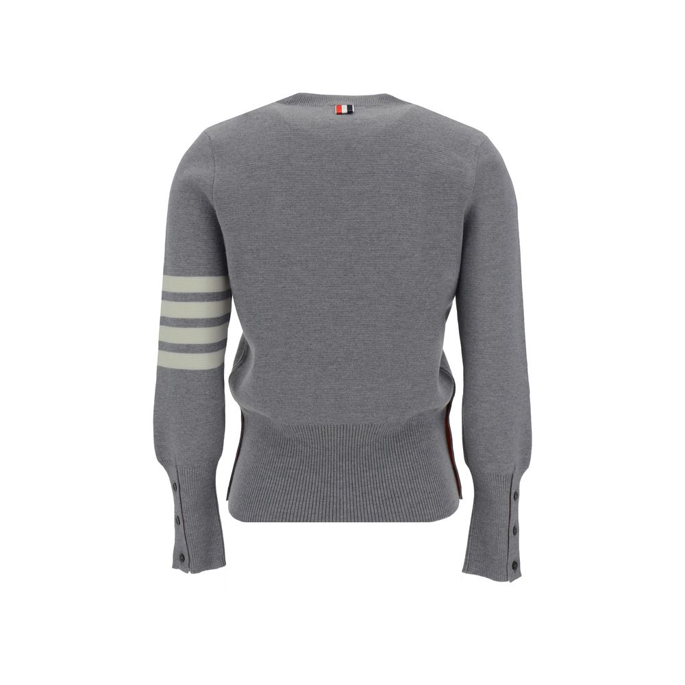 Thom Browne Gray Fleece Wool Sweatshirt | Regal Royce