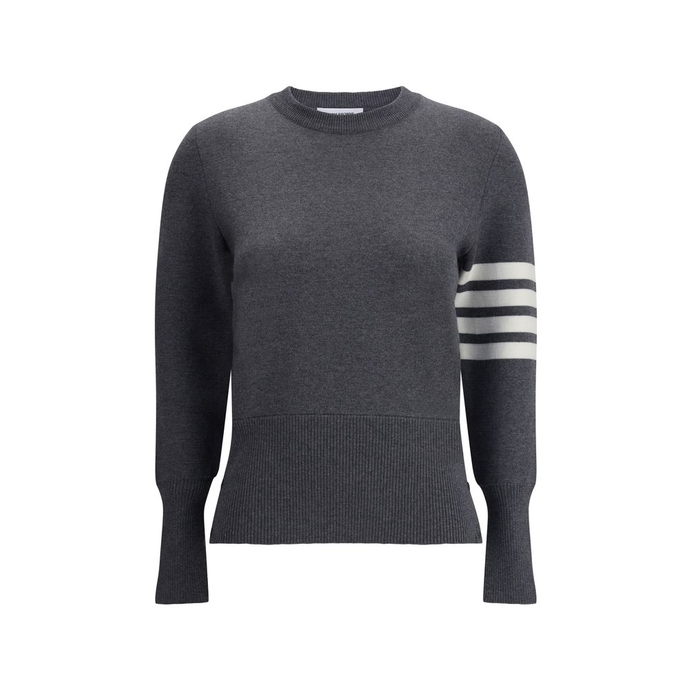 Thom Browne Gray Fleece Wool Sweatshirt | Regal Royce