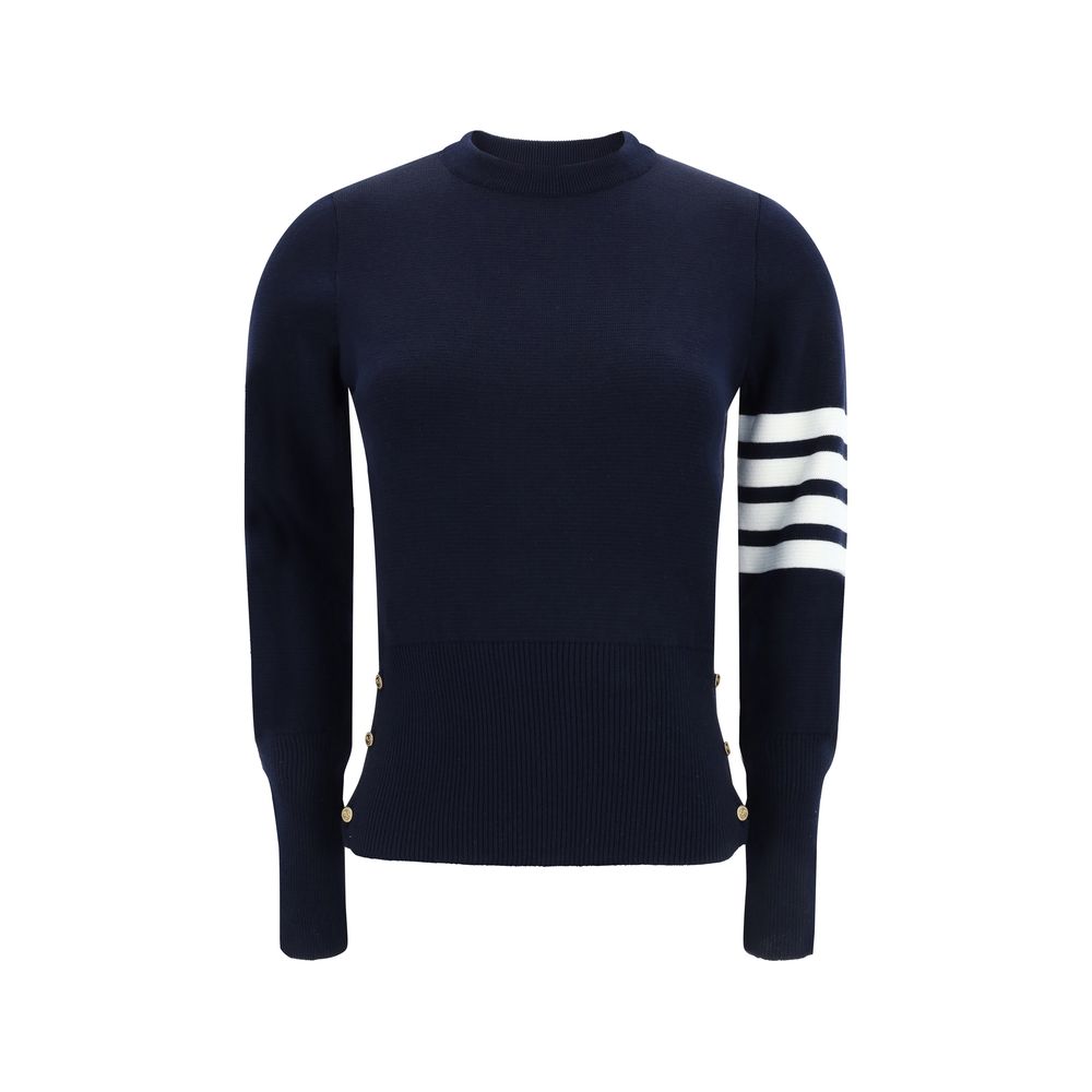 Thom Browne Blue Fleece Wool Sweatshirt | Regal Royce