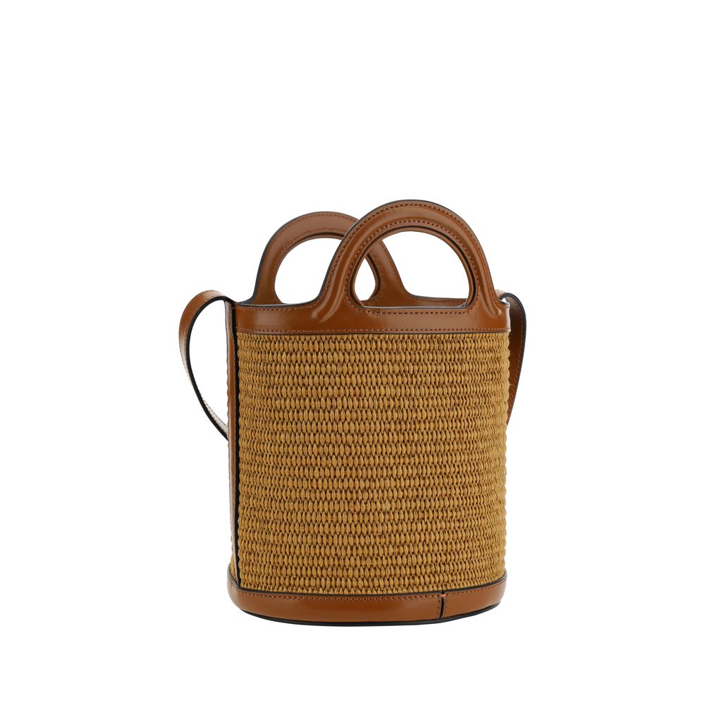 Marni Brown Cotton Backet Bag | Regal Royce