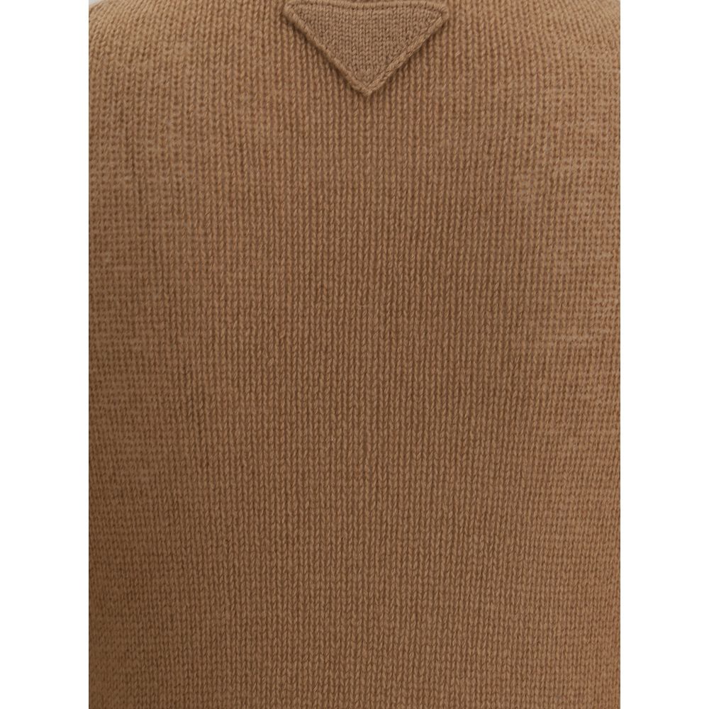 Prada Brown Cashmere Cashmere Sweater | Regal Royce