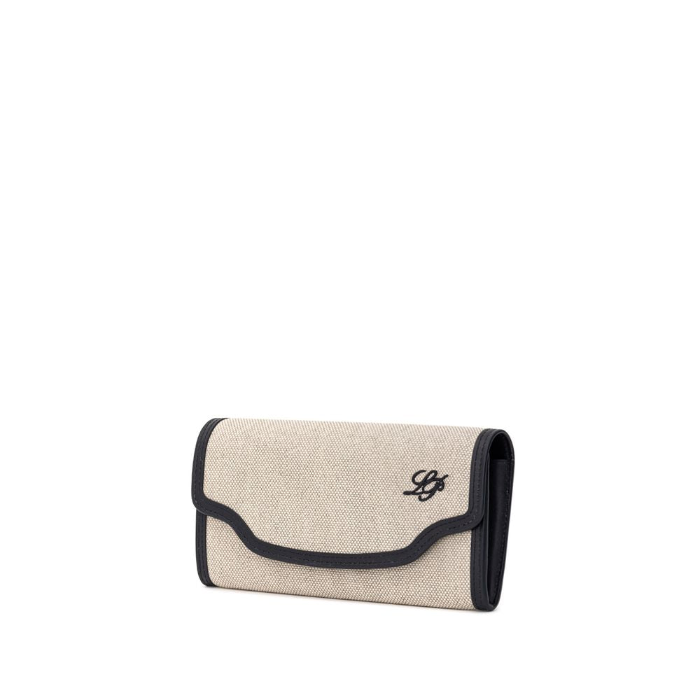 Loro Piana Beige Fabric And Leather Wallet | Regal Royce