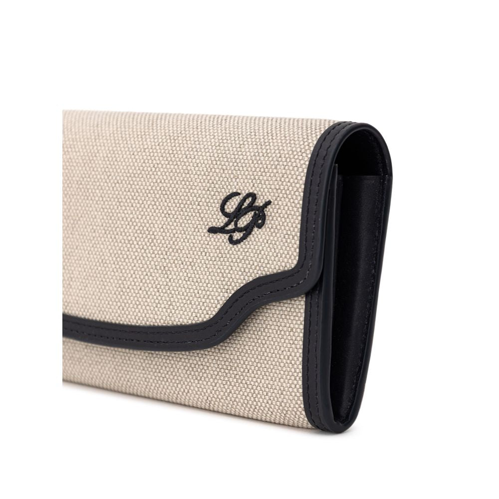 Loro Piana Beige Fabric And Leather Wallet | Regal Royce