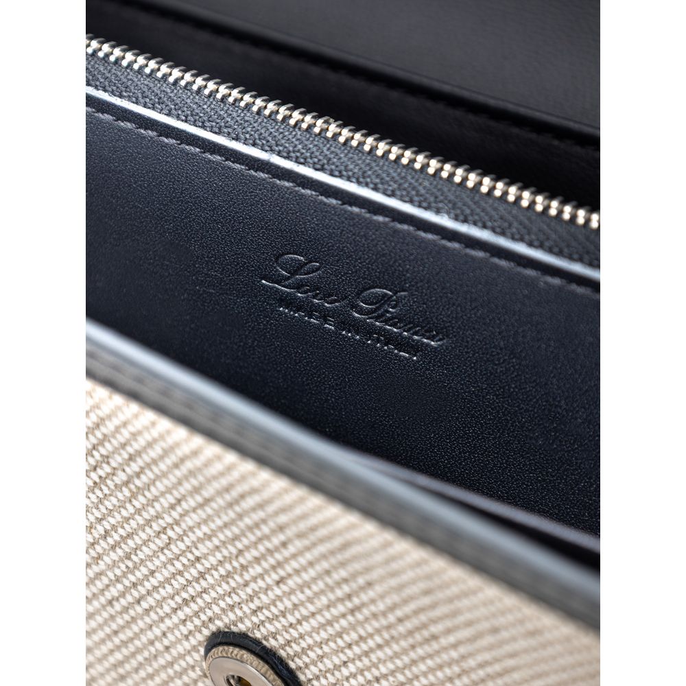 Loro Piana Beige Fabric And Leather Wallet | Regal Royce