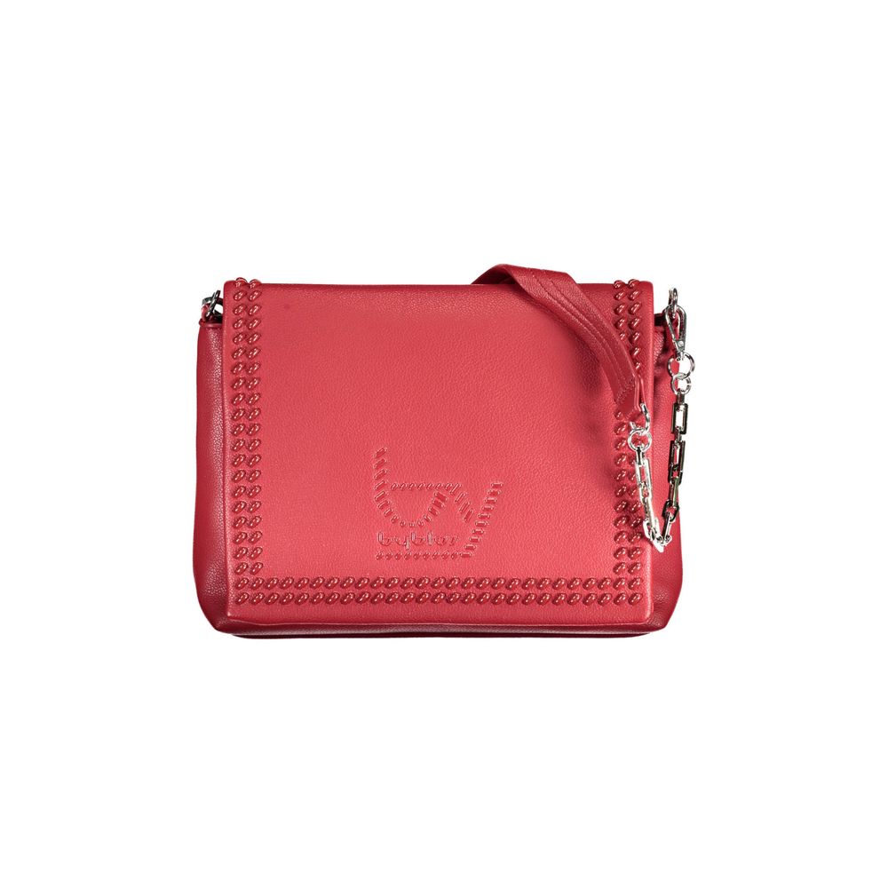 BYBLOS Rosso Polyurethane Women Handbag | Regal Royce