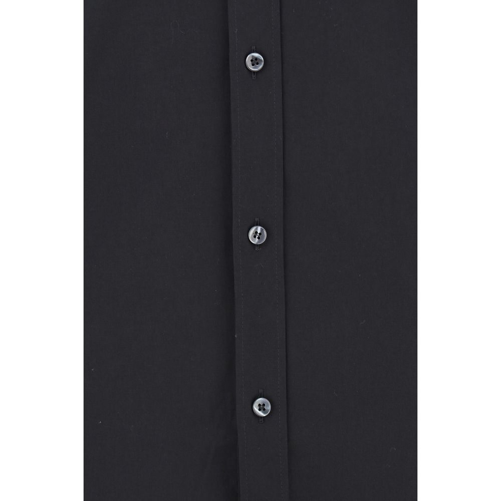 Dolce & Gabbana Black Elastane Dress Shirt | Regal Royce
