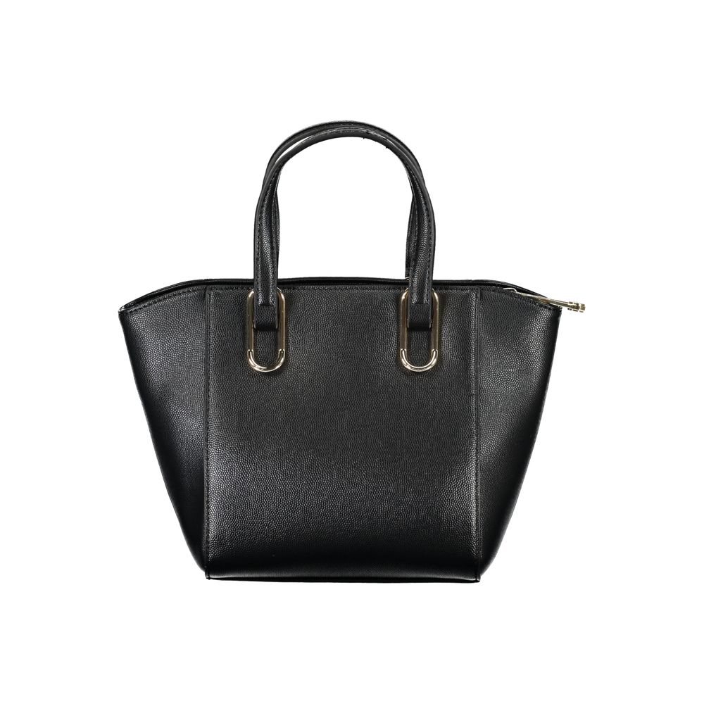 Tommy Hilfiger Black Polyurethane Women Handbag | Regal Royce
