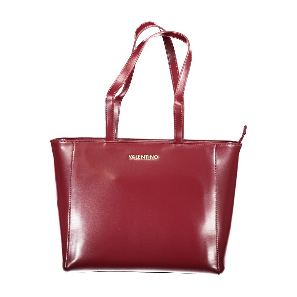 Mario Valentino Rosso Polyurethane Women Shoulder Bag | Regal Royce