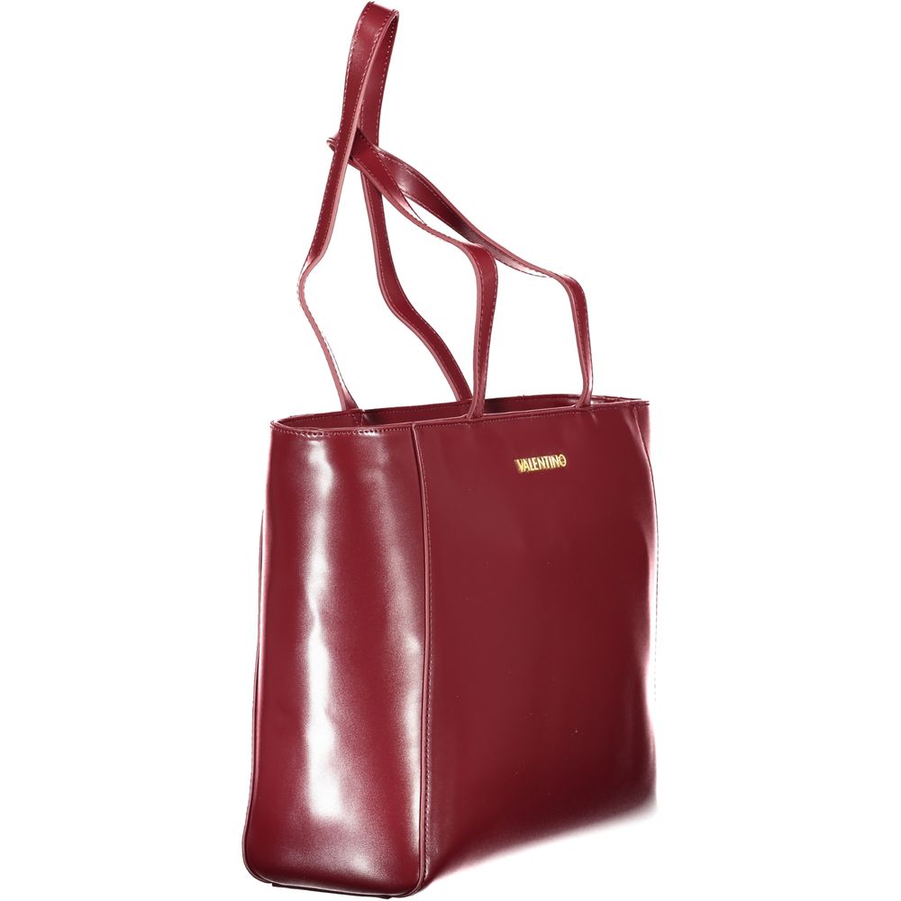 Mario Valentino Rosso Polyurethane Women Shoulder Bag | Regal Royce