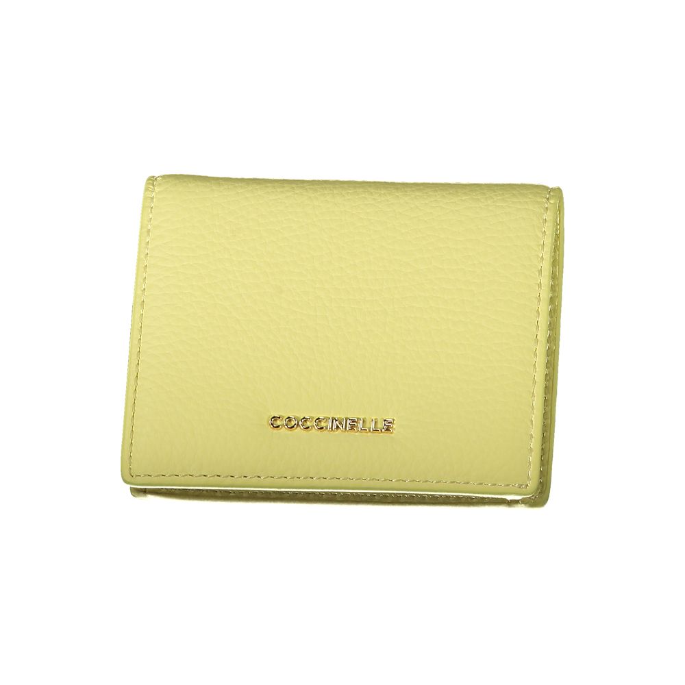 Coccinelle Giallo Leather Women Wallet | Regal Royce