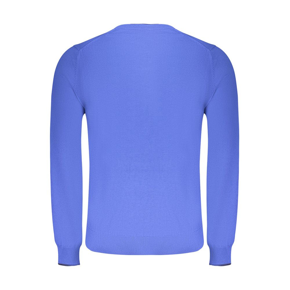 North Sails Blue Cotton Men's Sweater | Regal Royce
