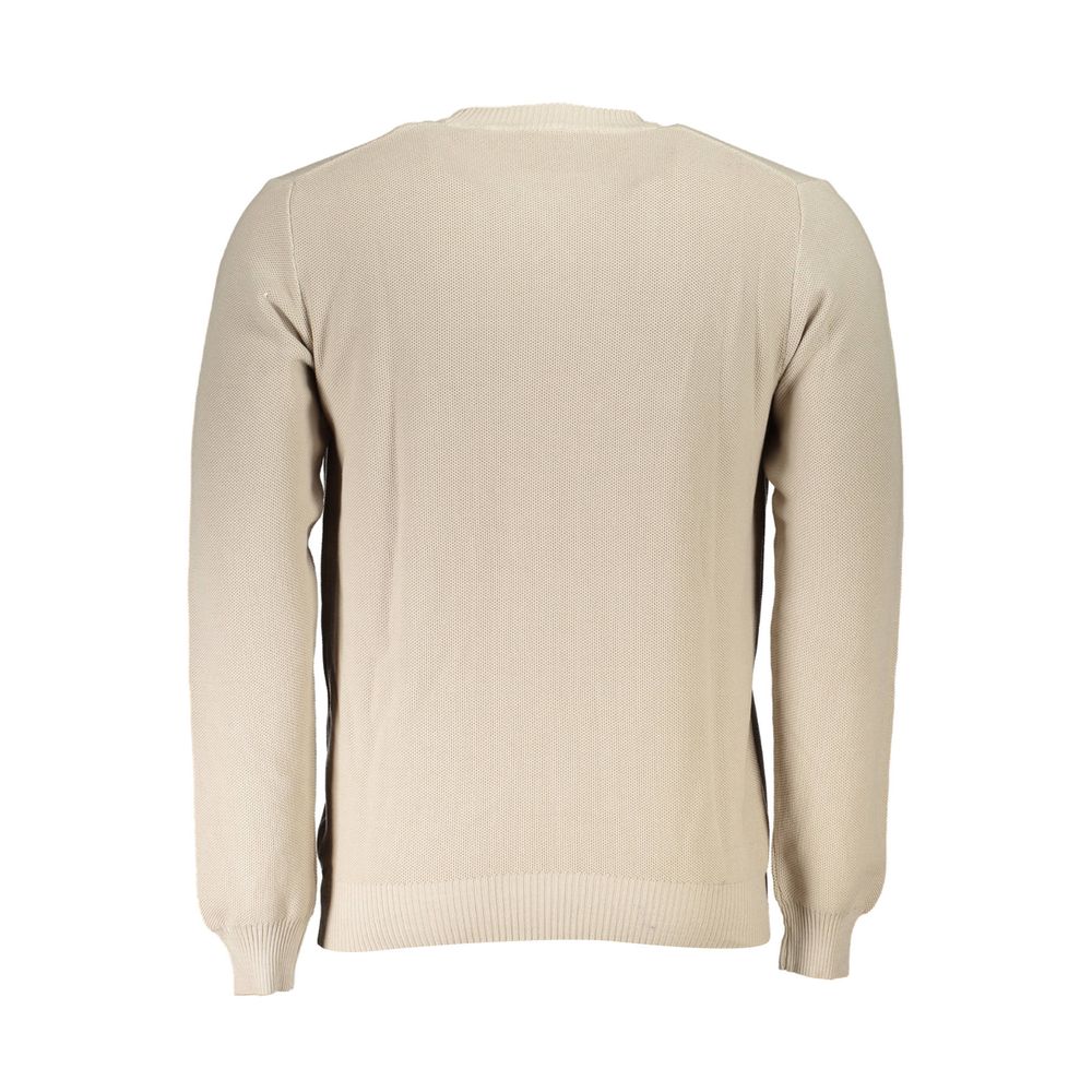 North Sails Beige Organic Cotton Men's Sweater | Regal Royce