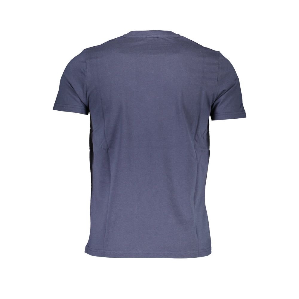 North Sails Blu Cotton Men T-Shirt | Regal Royce