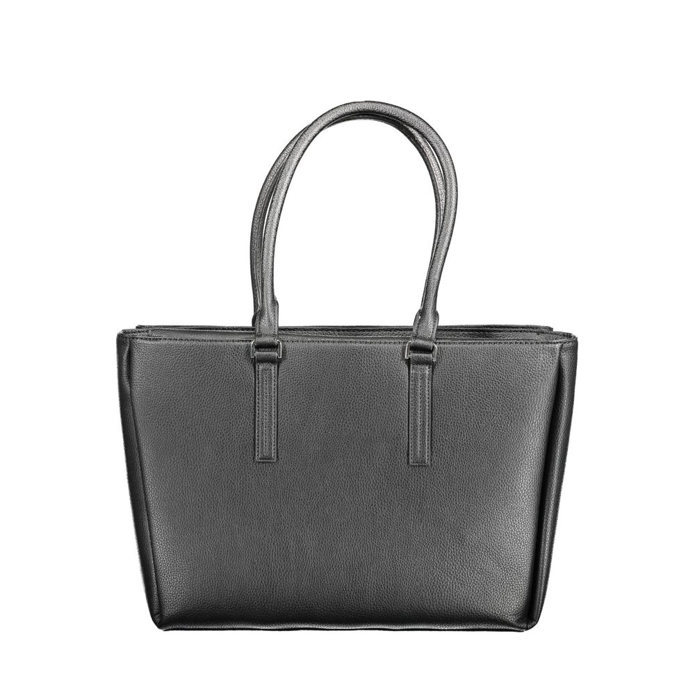 Calvin Klein Black Polyurethane Women Shoulder Bag | Regal Royce