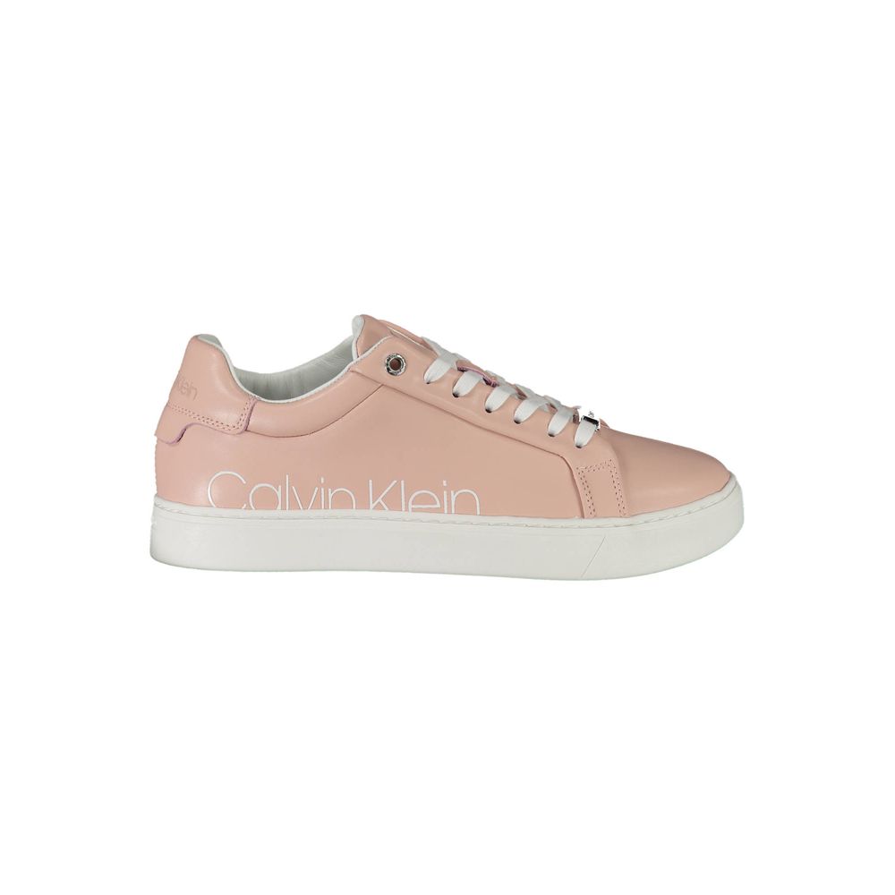 Calvin Klein Pink Polyester Women Sneaker | Regal Royce