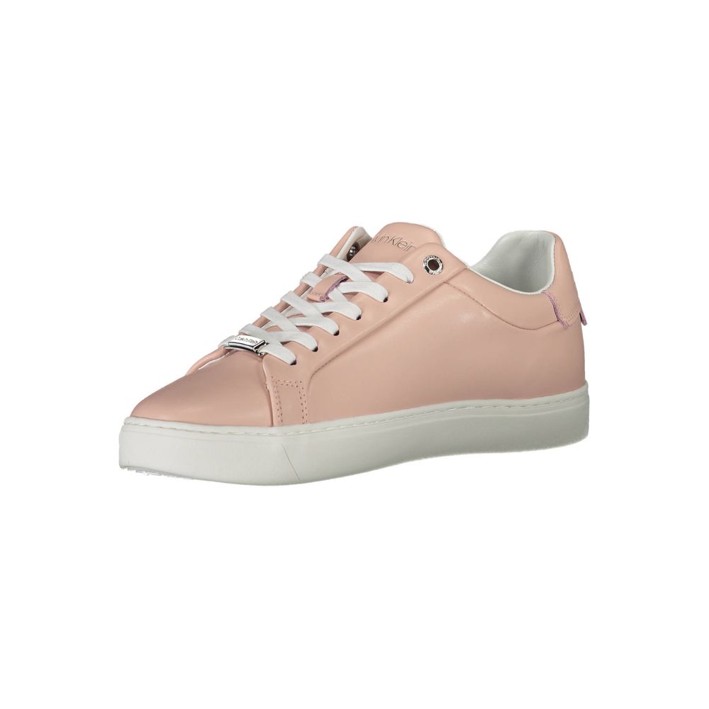 Calvin Klein Pink Polyester Women Sneaker | Regal Royce