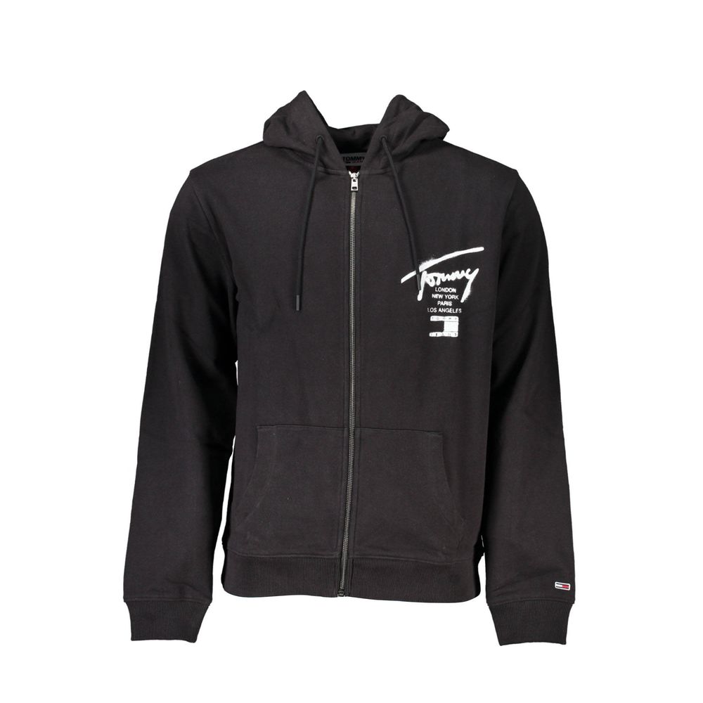 Tommy Hilfiger Black Cotton Mens Sweatshirt | Regal Royce