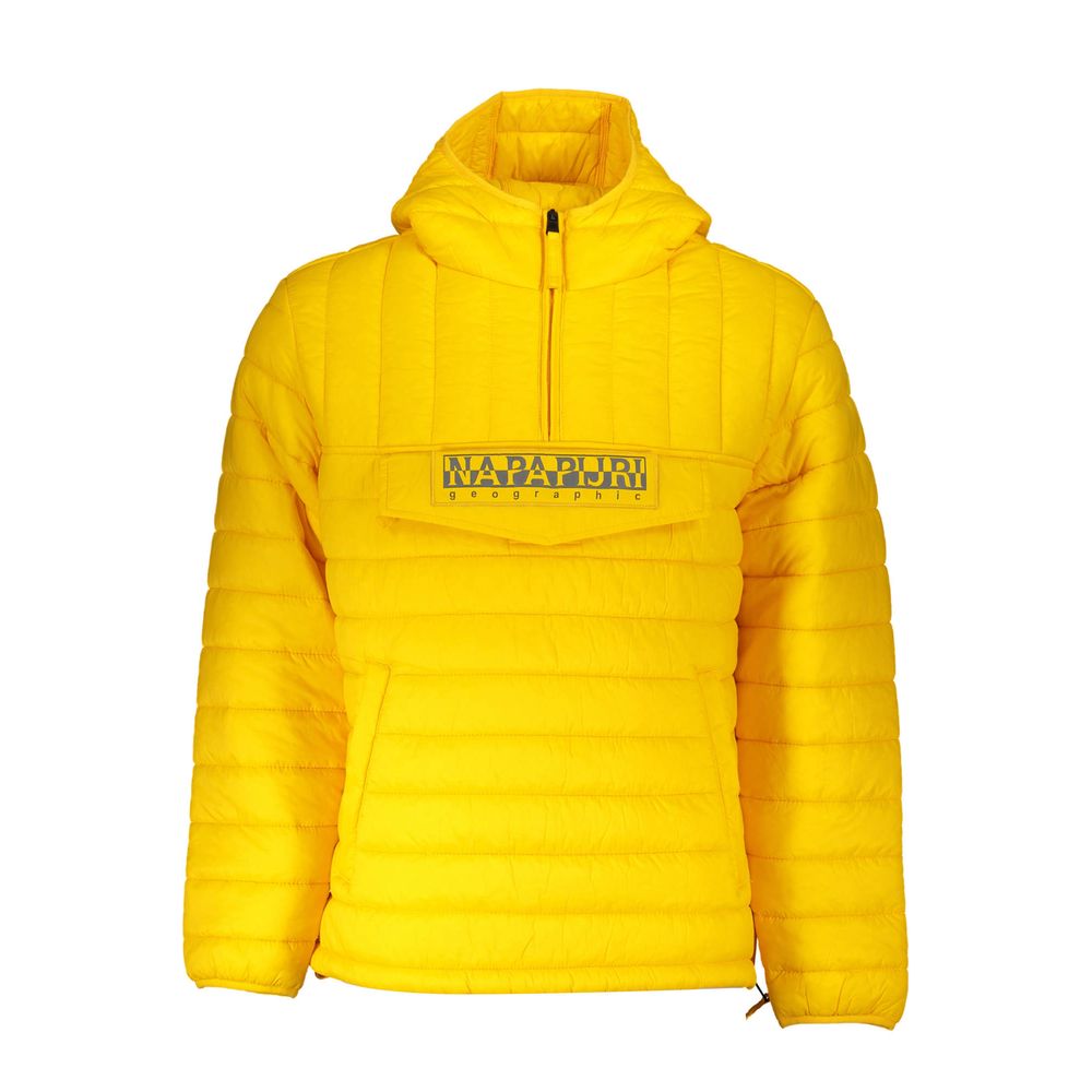 Napapijri Yellow Polyamide Jackets & Coat