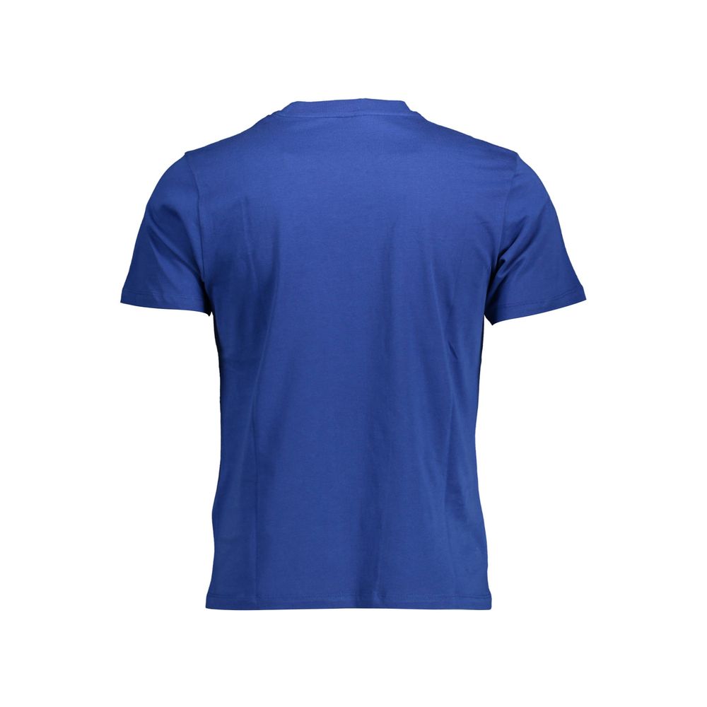 North Sails Blue Cotton Men T-Shirt | Regal Royce