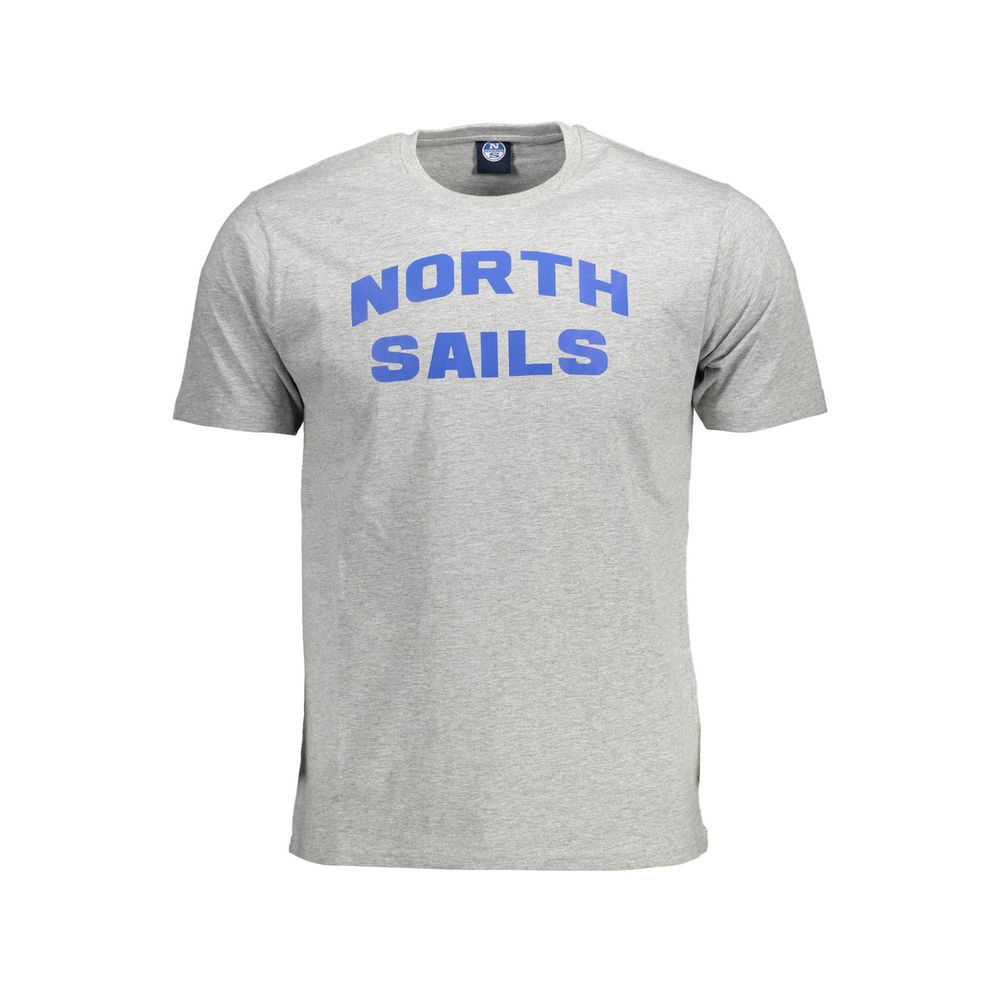 North Sails Grigio Cotton Men T-Shirt | Regal Royce