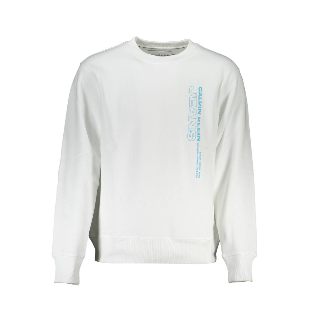 Calvin Klein White Cotton Men's Sweatshirt | Regal Royce