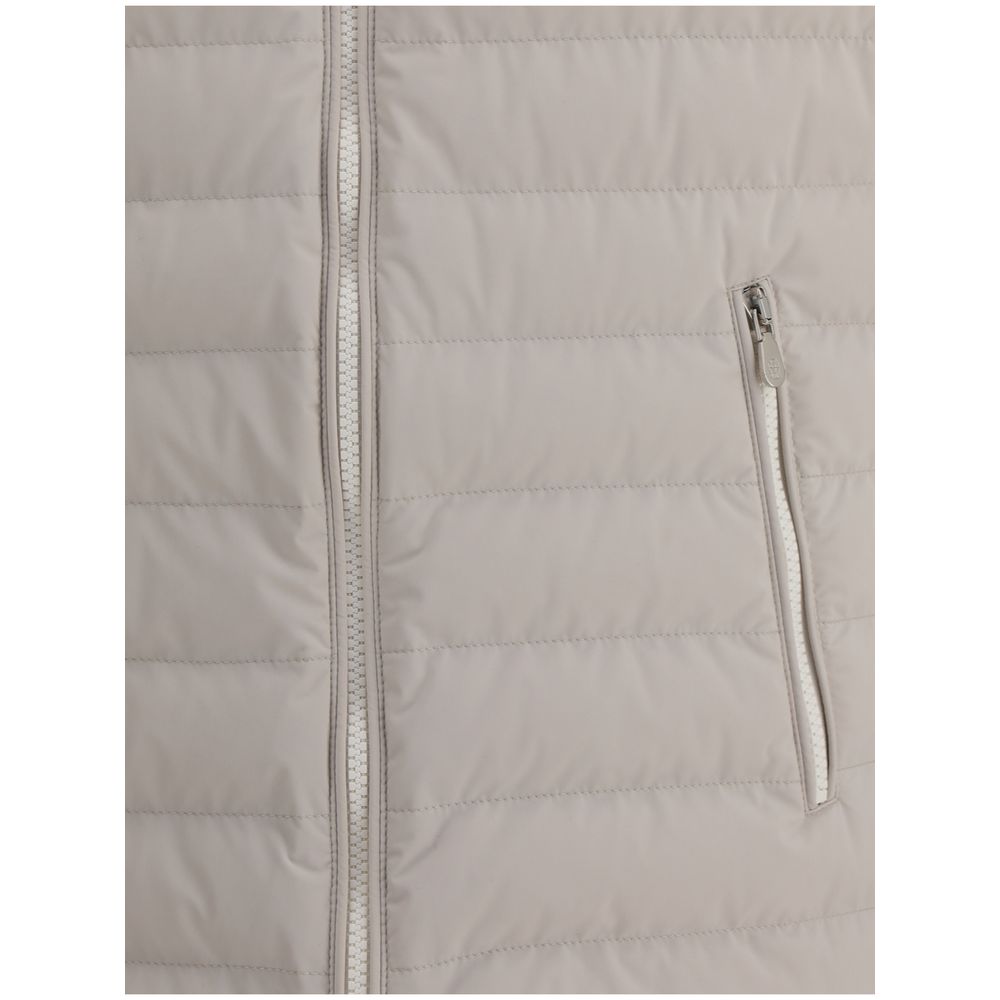 Brunello Cucinelli Beige Polyamide Jackets And Coat | Regal Royce