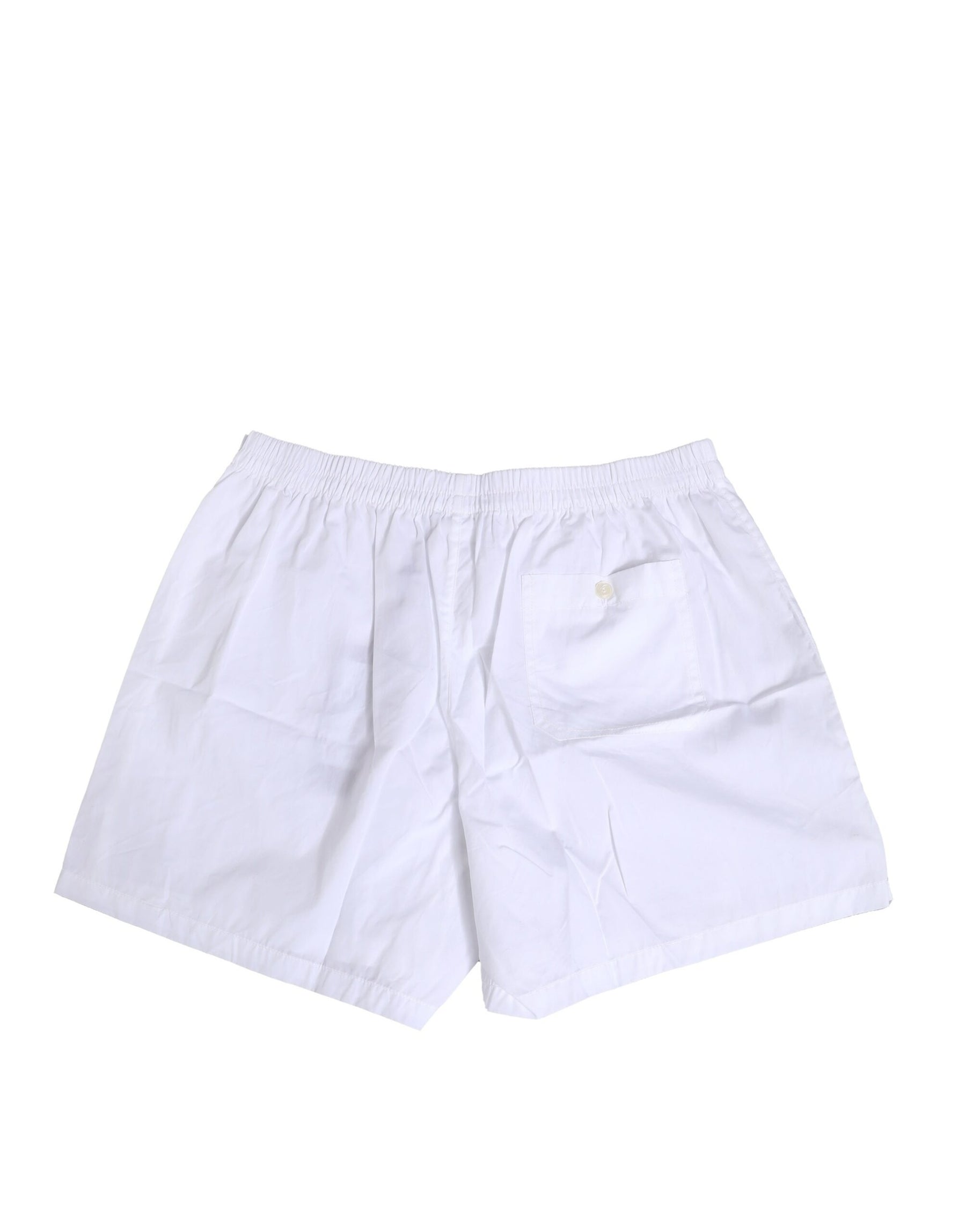 Dolce & Gabbana White Cotton Regular Boxer Shorts Underwear | Regal Royce