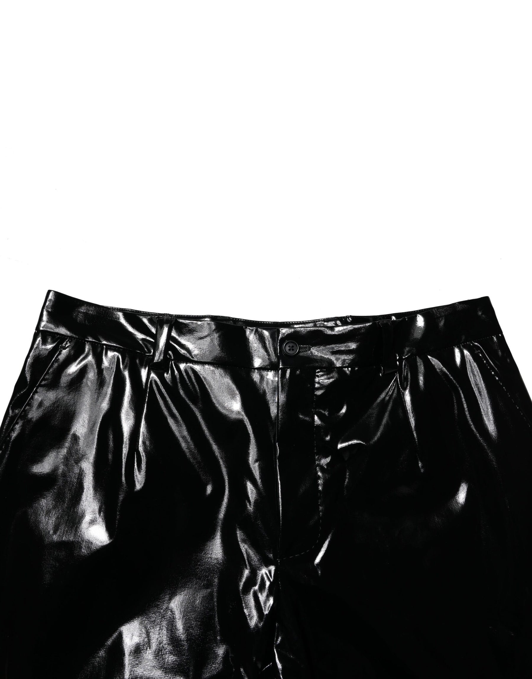 Dolce & Gabbana Black Nylon Straight Men Pants | Regal Royce