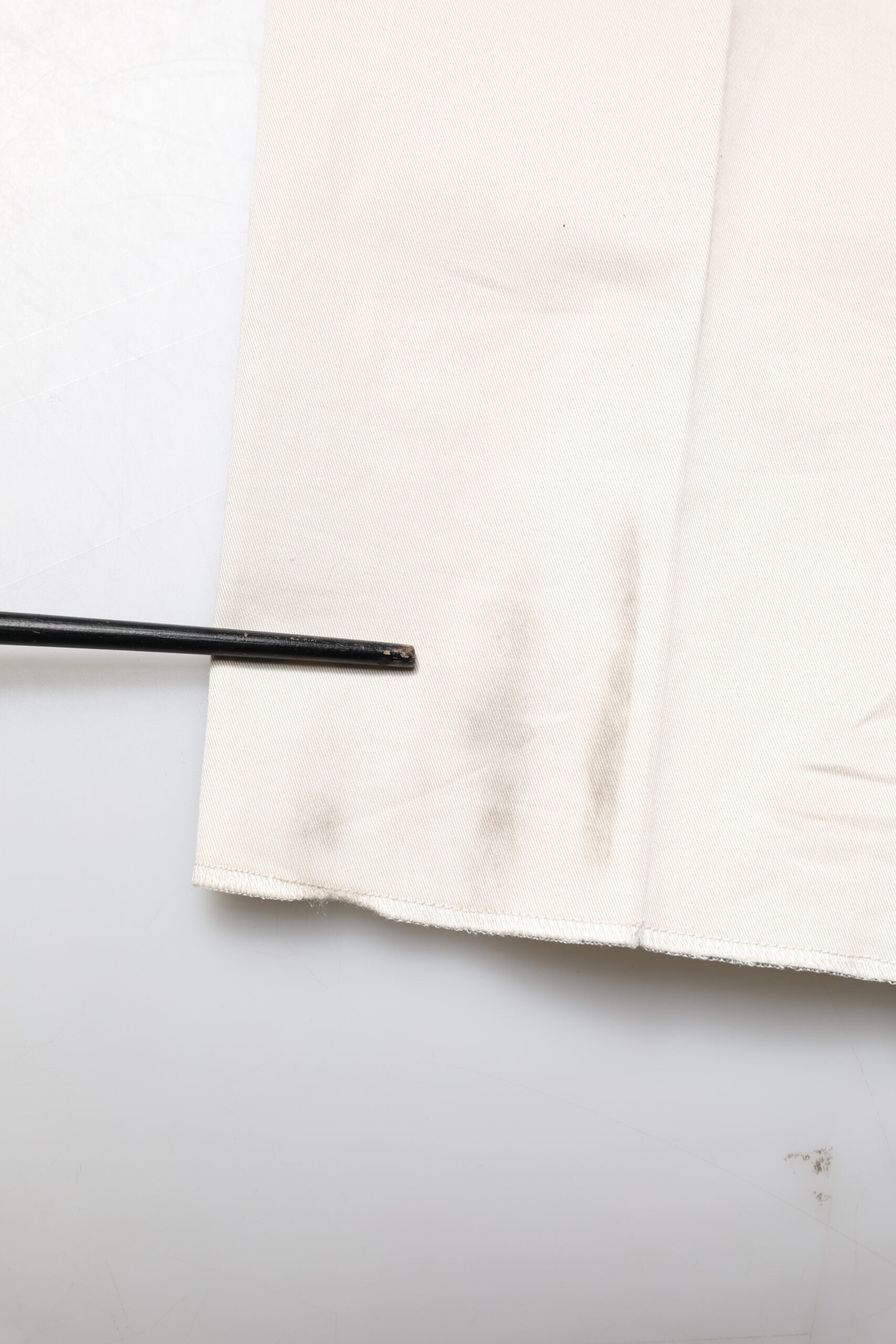 Dolce & Gabbana White Cotton Dress Slim Formal Pants | Regal Royce