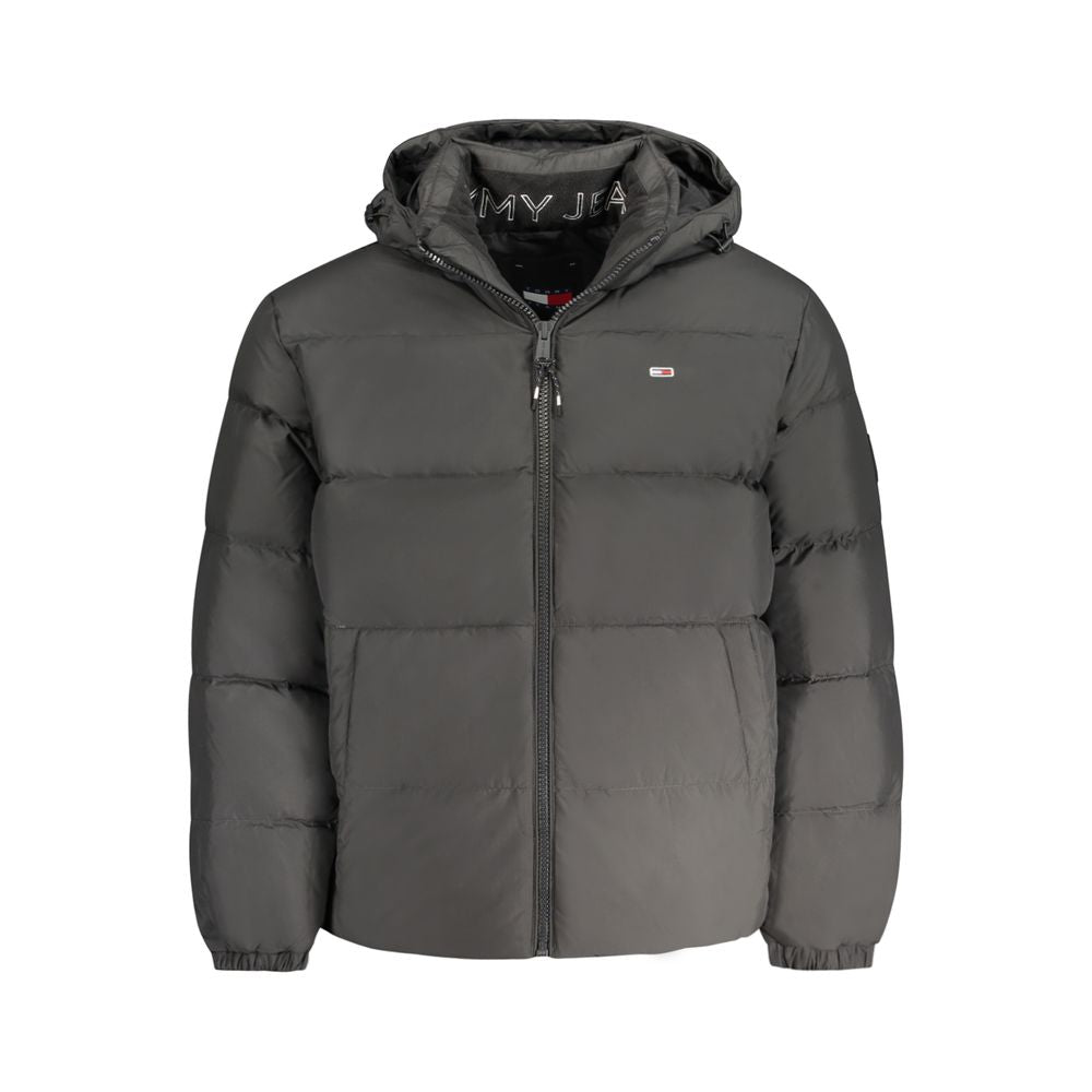 Tommy Hilfiger Black Polyester Men's Jacket | Regal Royce