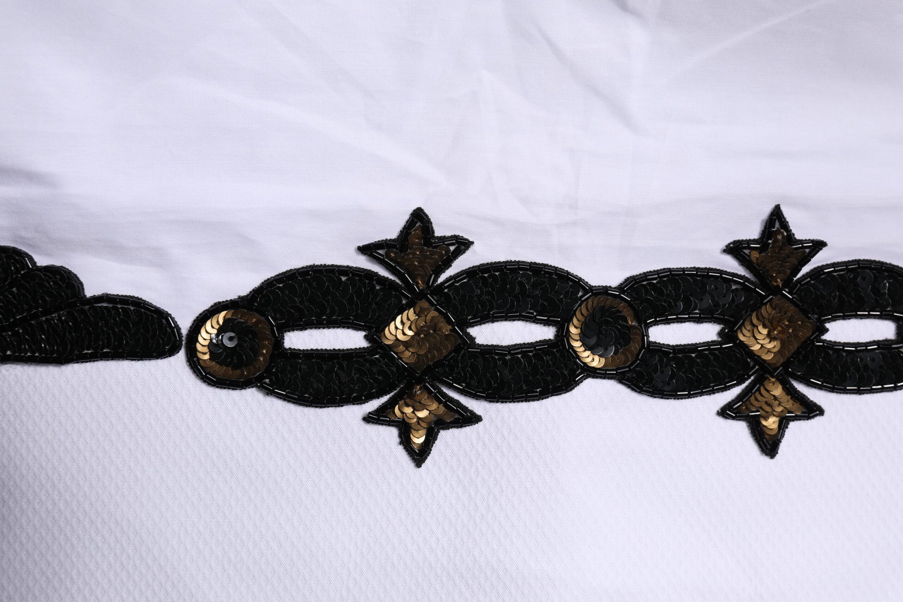 Dolce & Gabbana White GOLD Embellished Formal Men Dress Shirt | Regal Royce