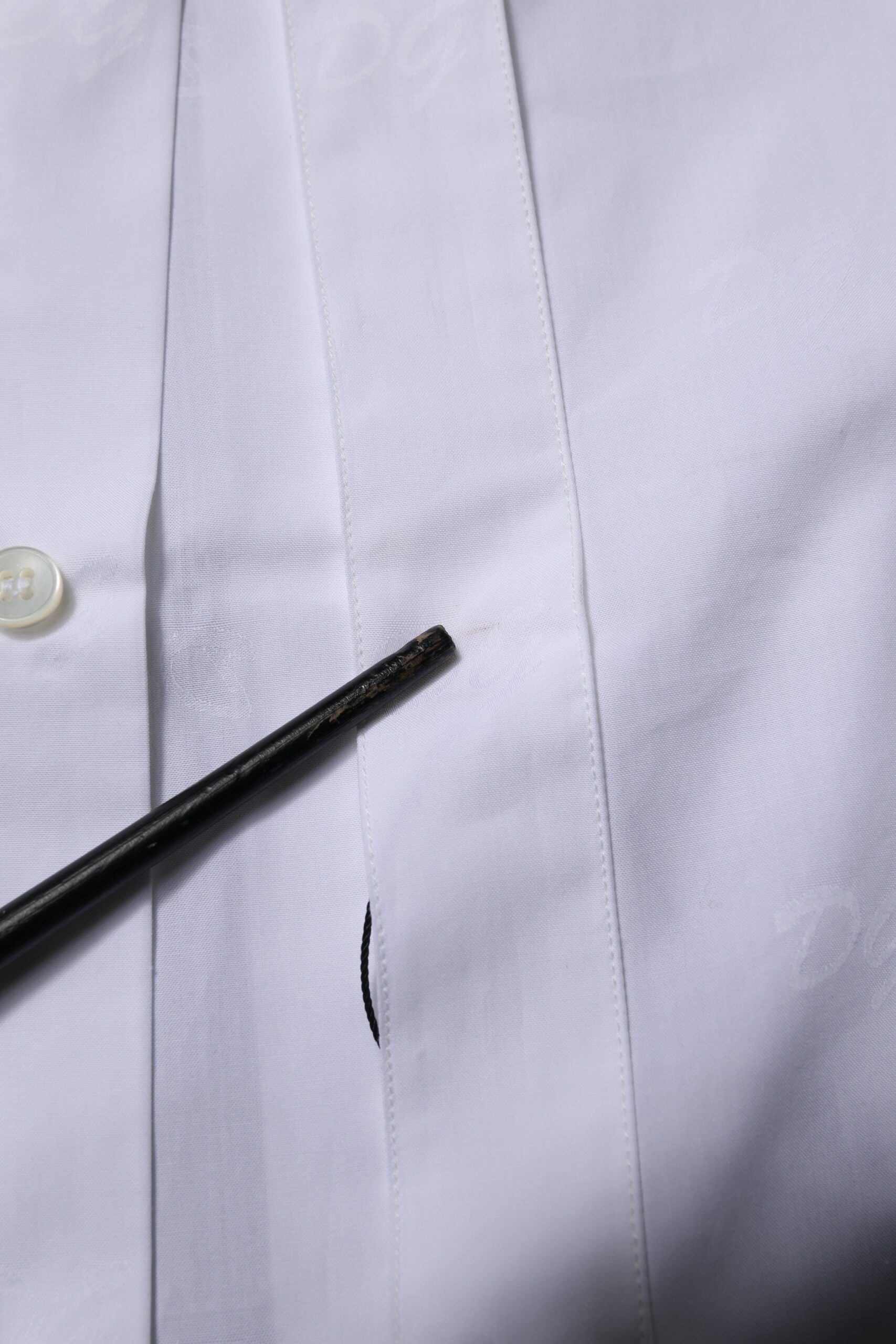 Dolce & Gabbana White GOLD Long Sleeves Dress Formal Shirt | Regal Royce