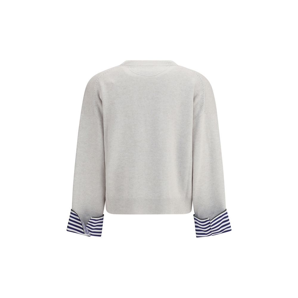 Brunello Cucinelli Gray Cashmere Cashmere Sweater | Regal Royce