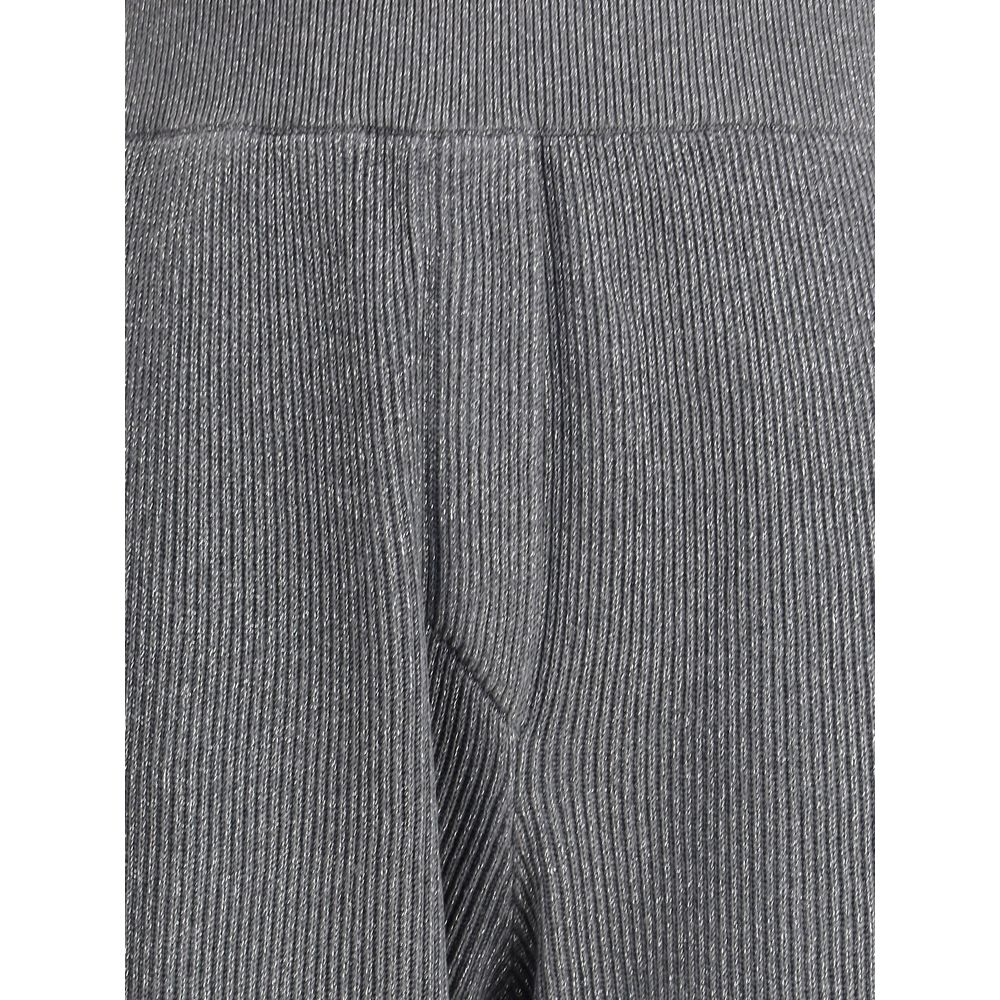 Brunello Cucinelli Gray Cotton Casual Pants | Regal Royce