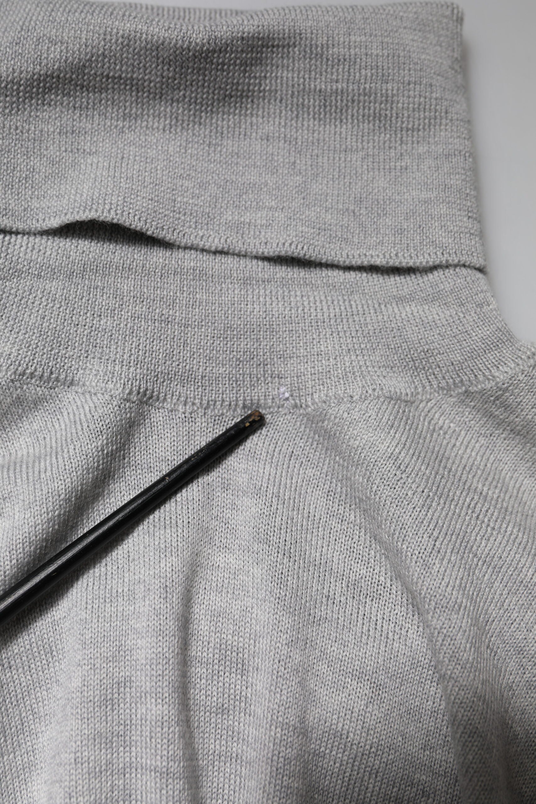 Dolce & Gabbana Gray Long Sleeve Turtleneck Pullover Sweater | Regal Royce