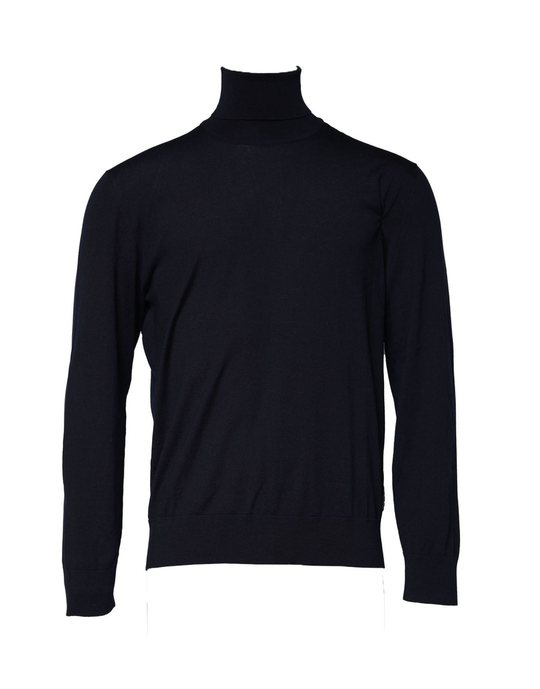 Dolce & Gabbana Blue Long Sleeve Turtleneck Pullover Sweater | Regal Royce