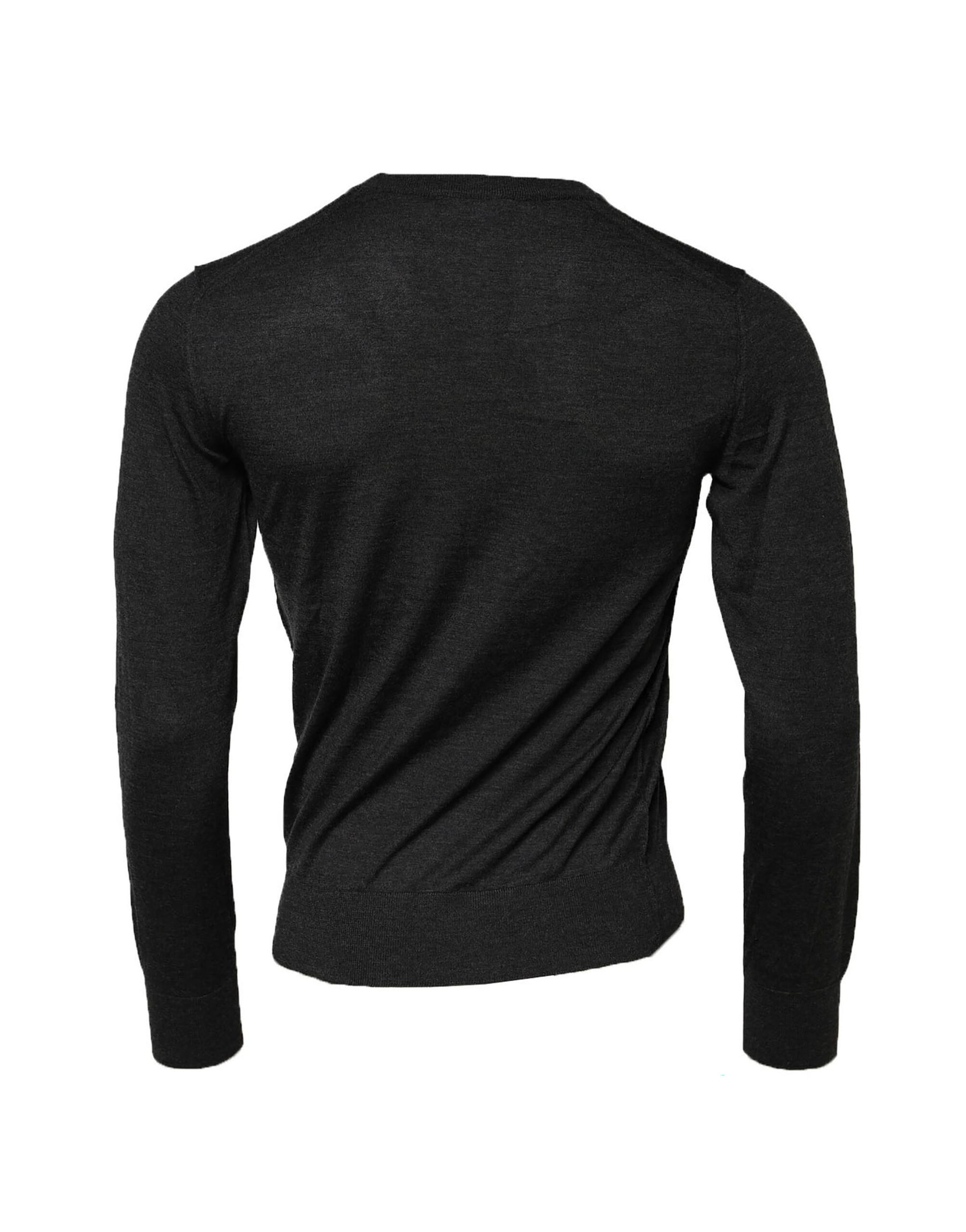 Dolce & Gabbana Gray Cashmere Crew Neck Sweatshirt Sweater | Regal Royce