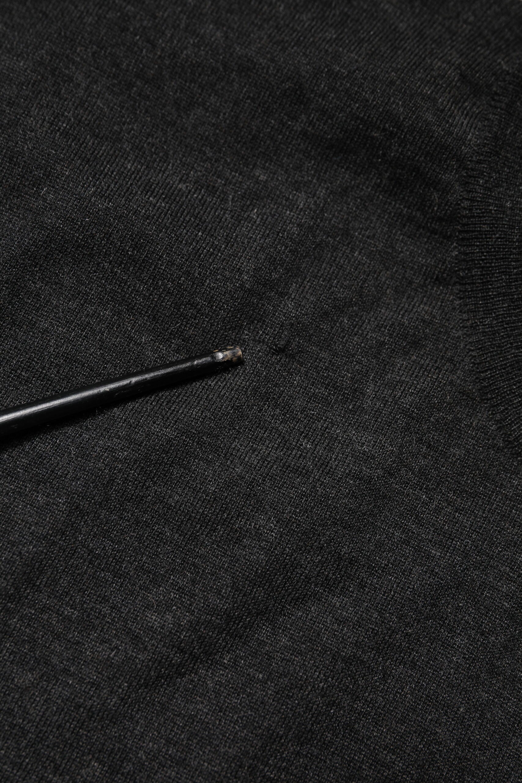 Dolce & Gabbana Gray Long Sleeve Crew Neck Pullover Sweater | Regal Royce