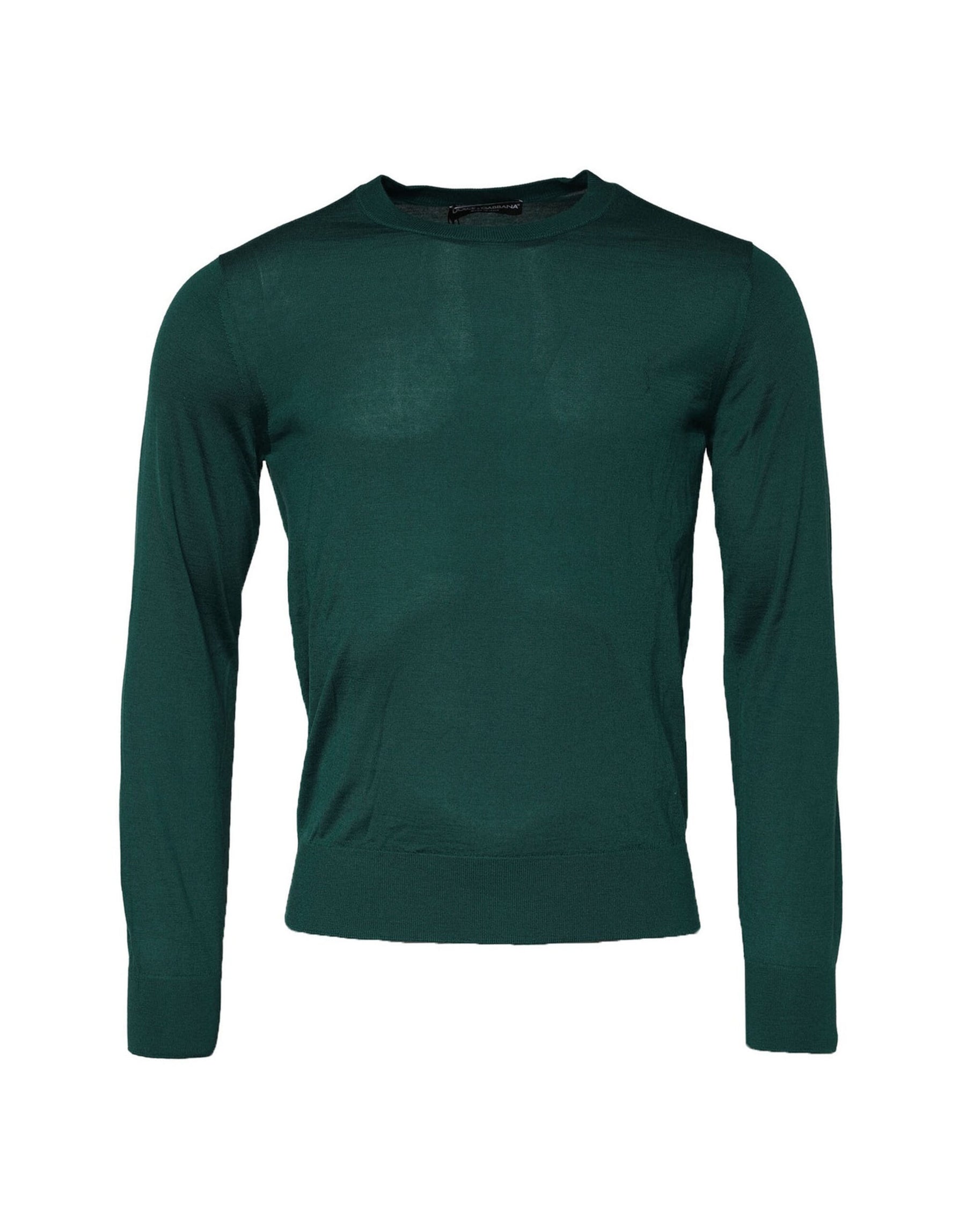 Dolce & Gabbana Green Cashmere Crew Neck Sweatshirt Sweater | Regal Royce