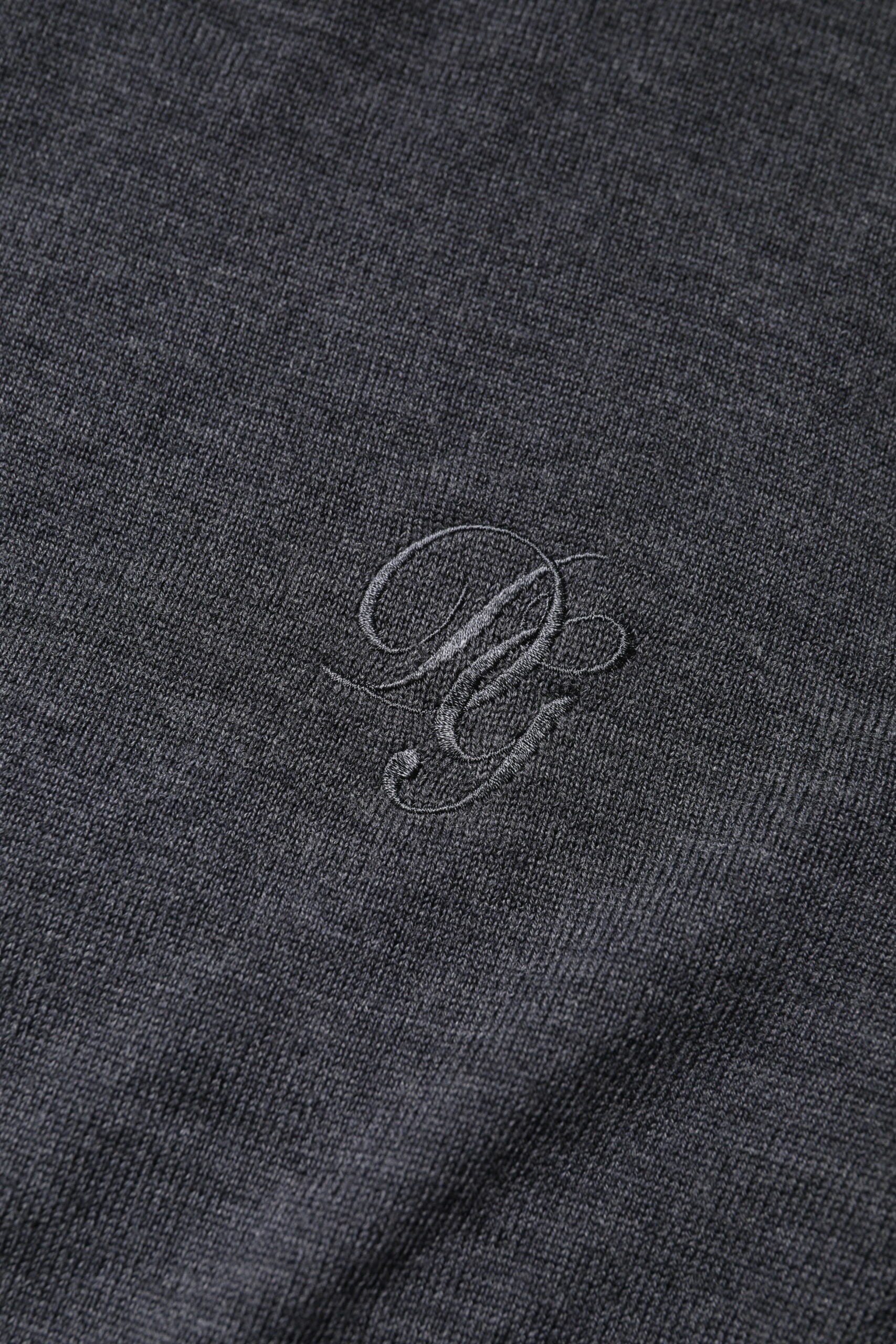 Dolce & Gabbana Dark Gray Wool Crew Neck Sweatshirt Sweater